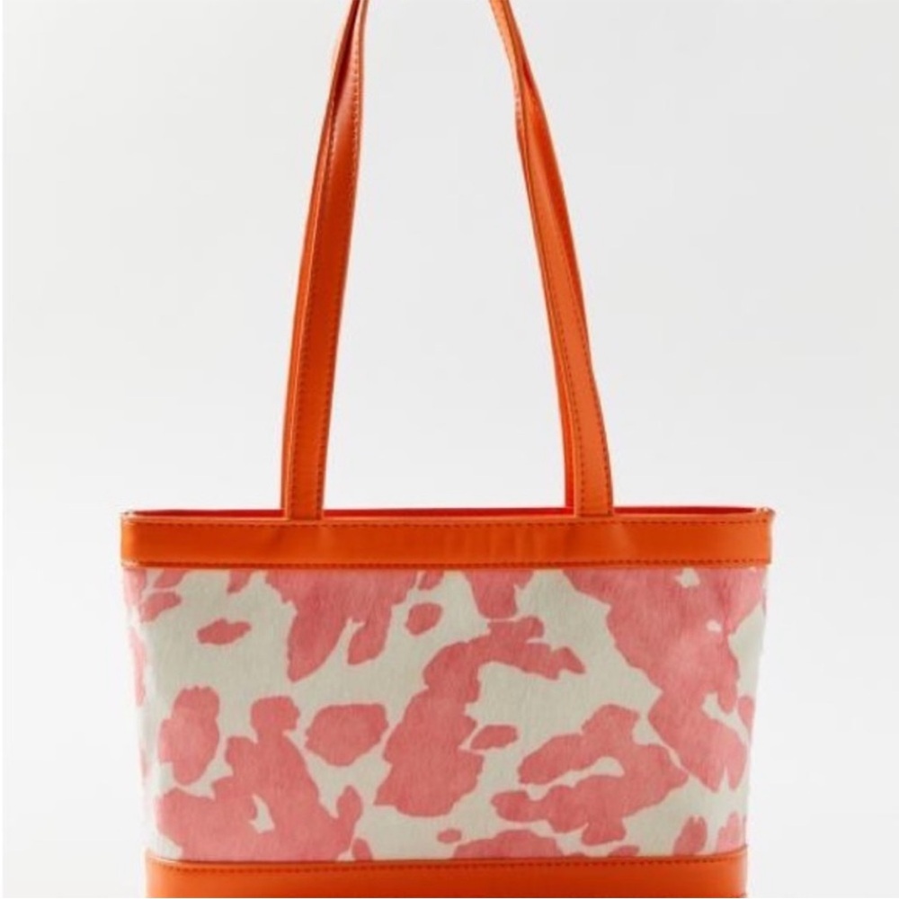 NWOT Urban Outfitters Marie Cow Print Mini Tote Shoulder Bag Y2K